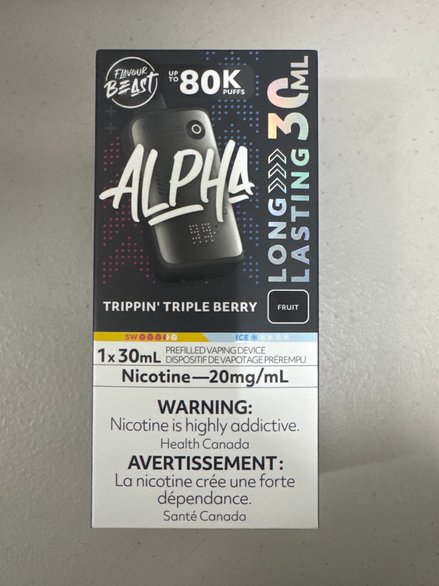Flavour Beast Disposable Alpha 80K Trippin' Triple Berry