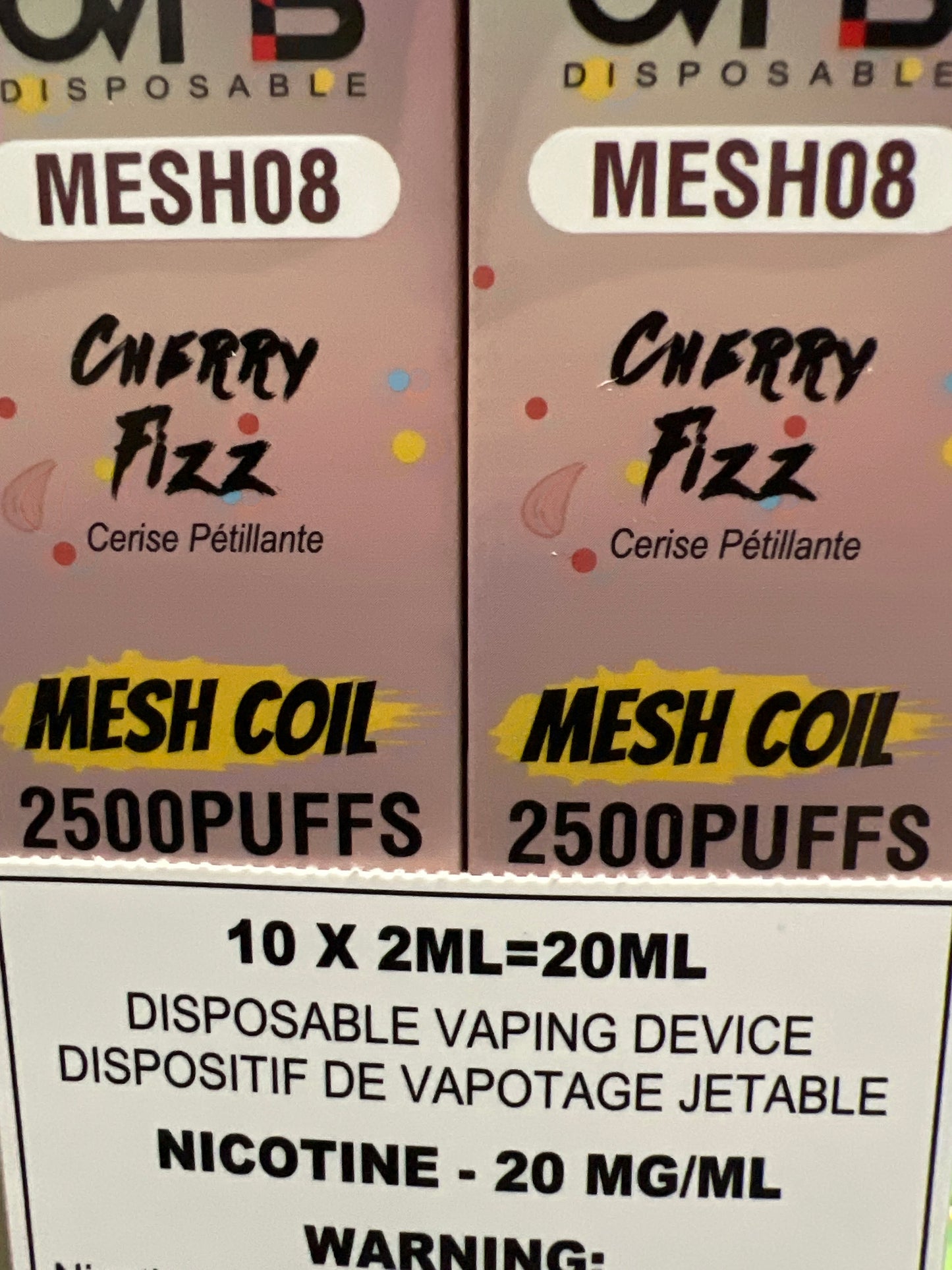 OVNS MESH08 2500 Disposable Cherry Fizz