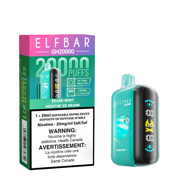ELF BAR Disposable GH20000 Miami Mint ONT