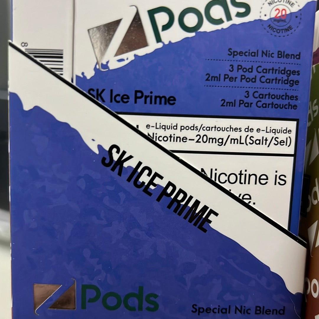 Z Lab Zpods SK ICE Prime(3x2ml) Vape Collective Z Lab Zpods SK ICE Prime(3x2ml) Vape Collective