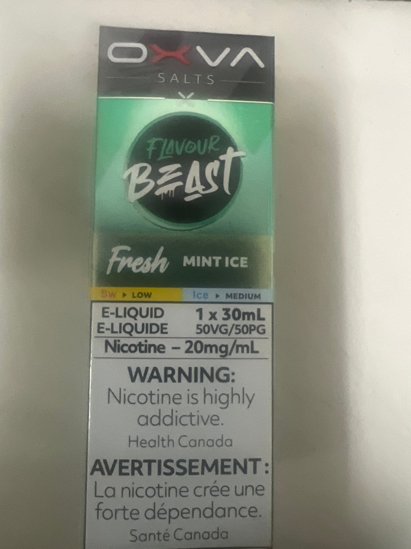 Flavour Beast Salts OXVA Fresh Mint Ice