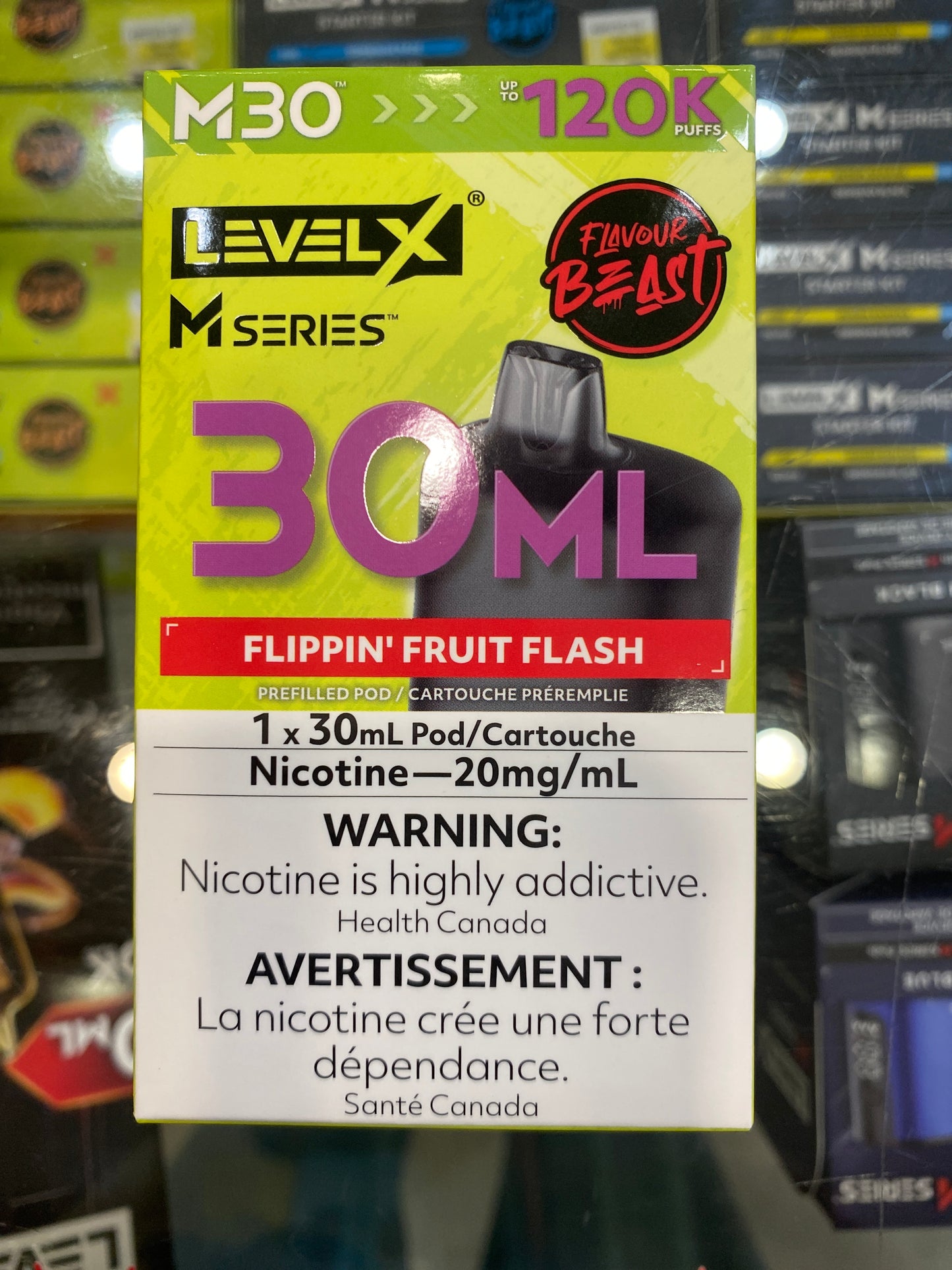 Level X Flavour Beast M Series Pod 30ml Flippin’ Fruit Flash