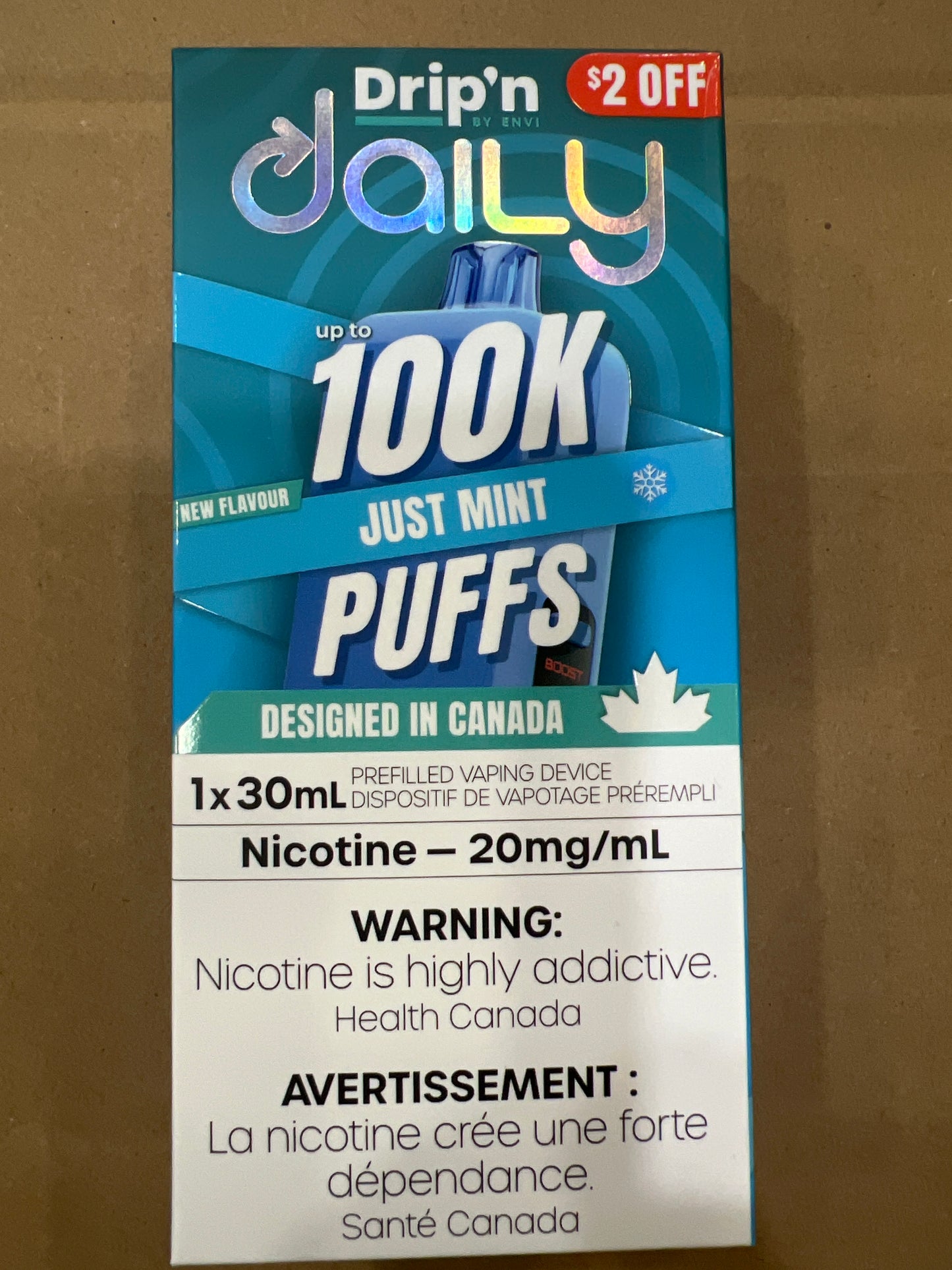 Drip’n By Envi Disposable Daily 100K Just Mint Iced