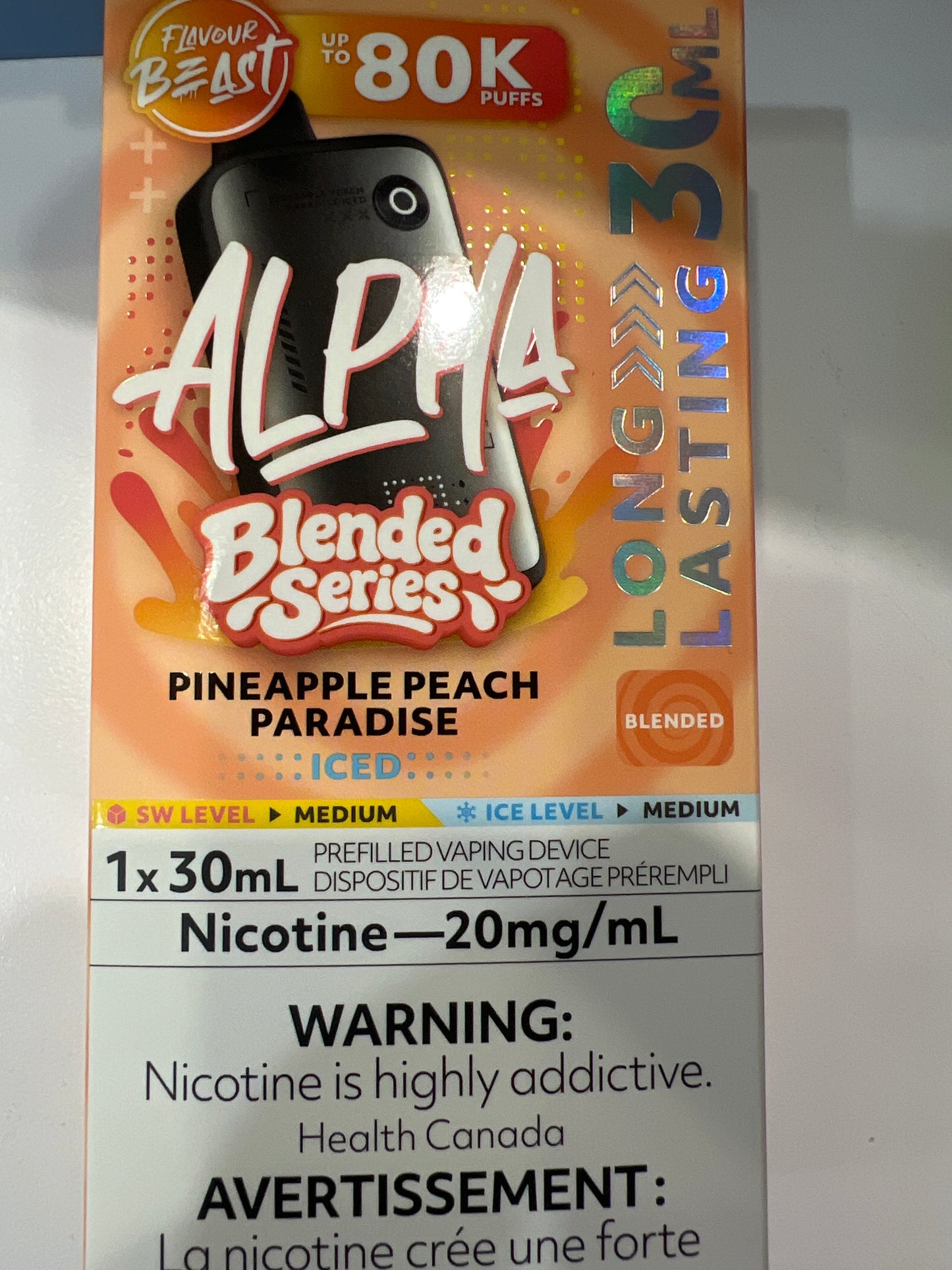 Flavour Beast Disposable Alpha 80K Blended Series Pineapple Peach Paradise