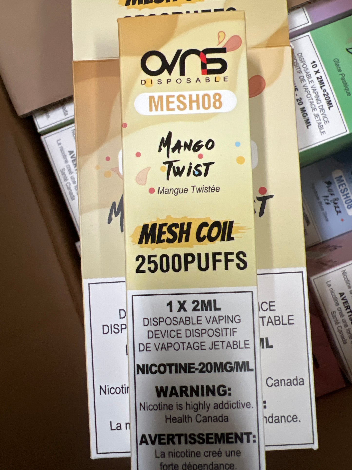 OVNS MESH08 2500 Disposable Mango Twist