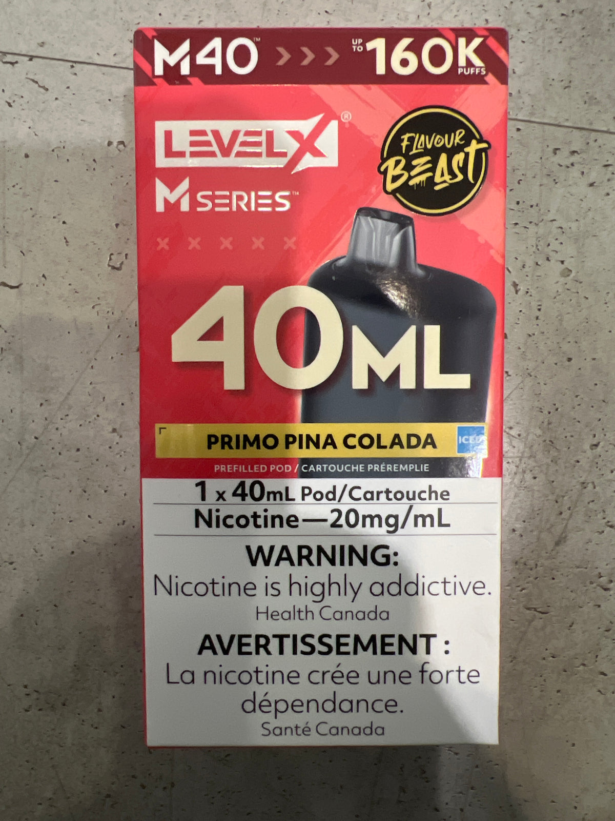 Level X Flavour Beast M Series Pod 40ml Primo Pina Colada Ice