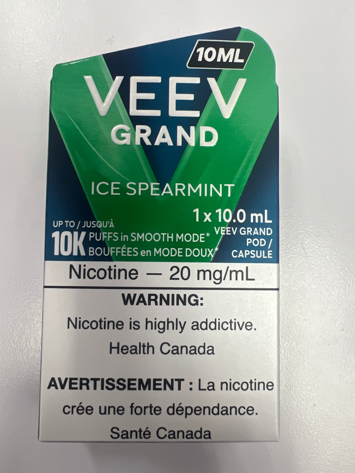 Veev Grand Pods 10ml Ice Spearmint