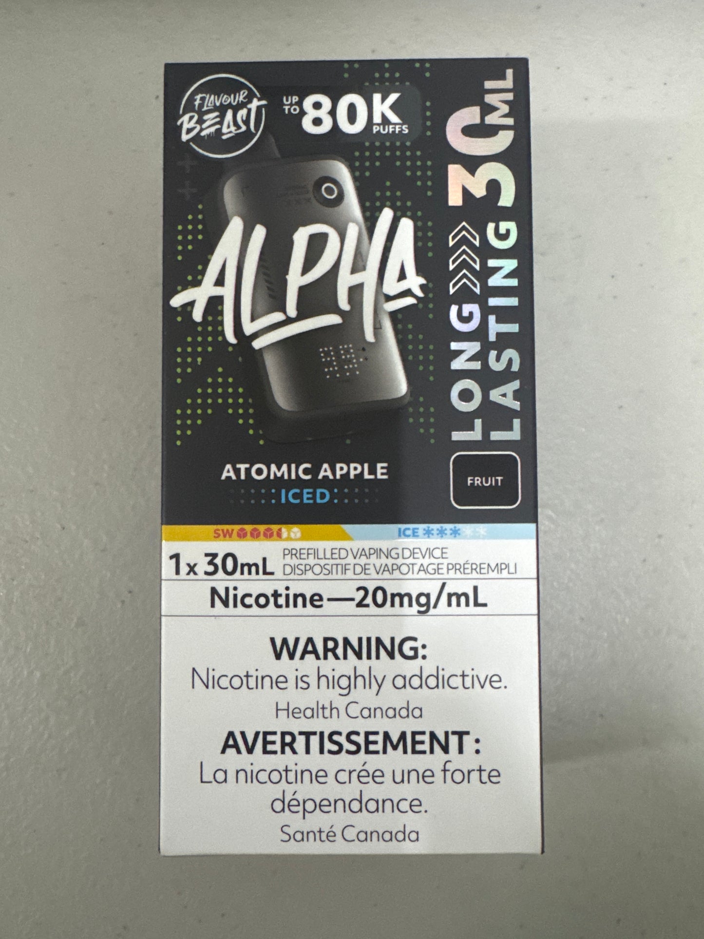 Flavour Beast Disposable Alpha 80K Atomic Apple Iced