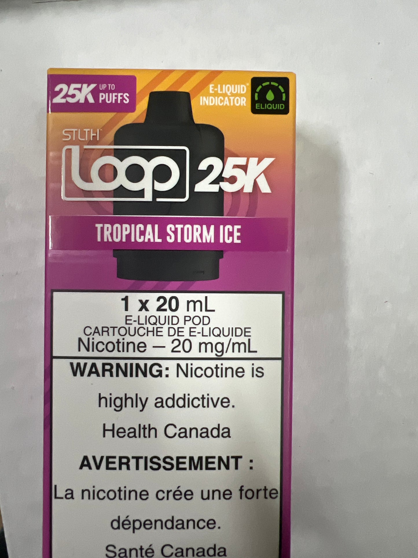 STLTH LOOP 25K Pods Tropical Storm Ice ONT