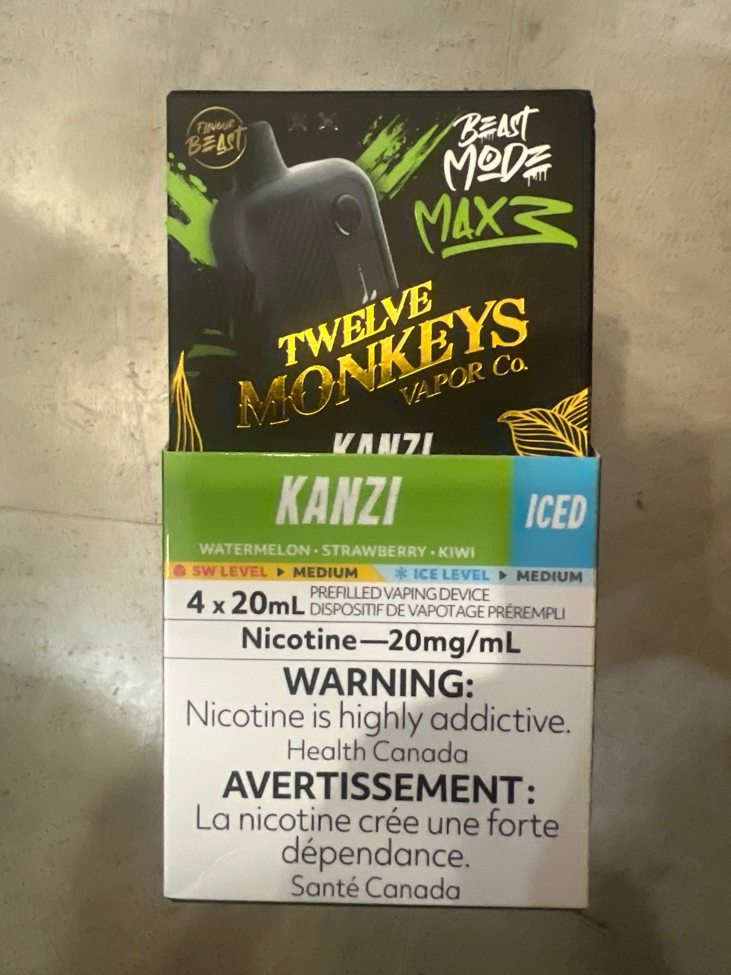 Flavour Beast Disposable Mode Max 3 60K Kanzi Ice