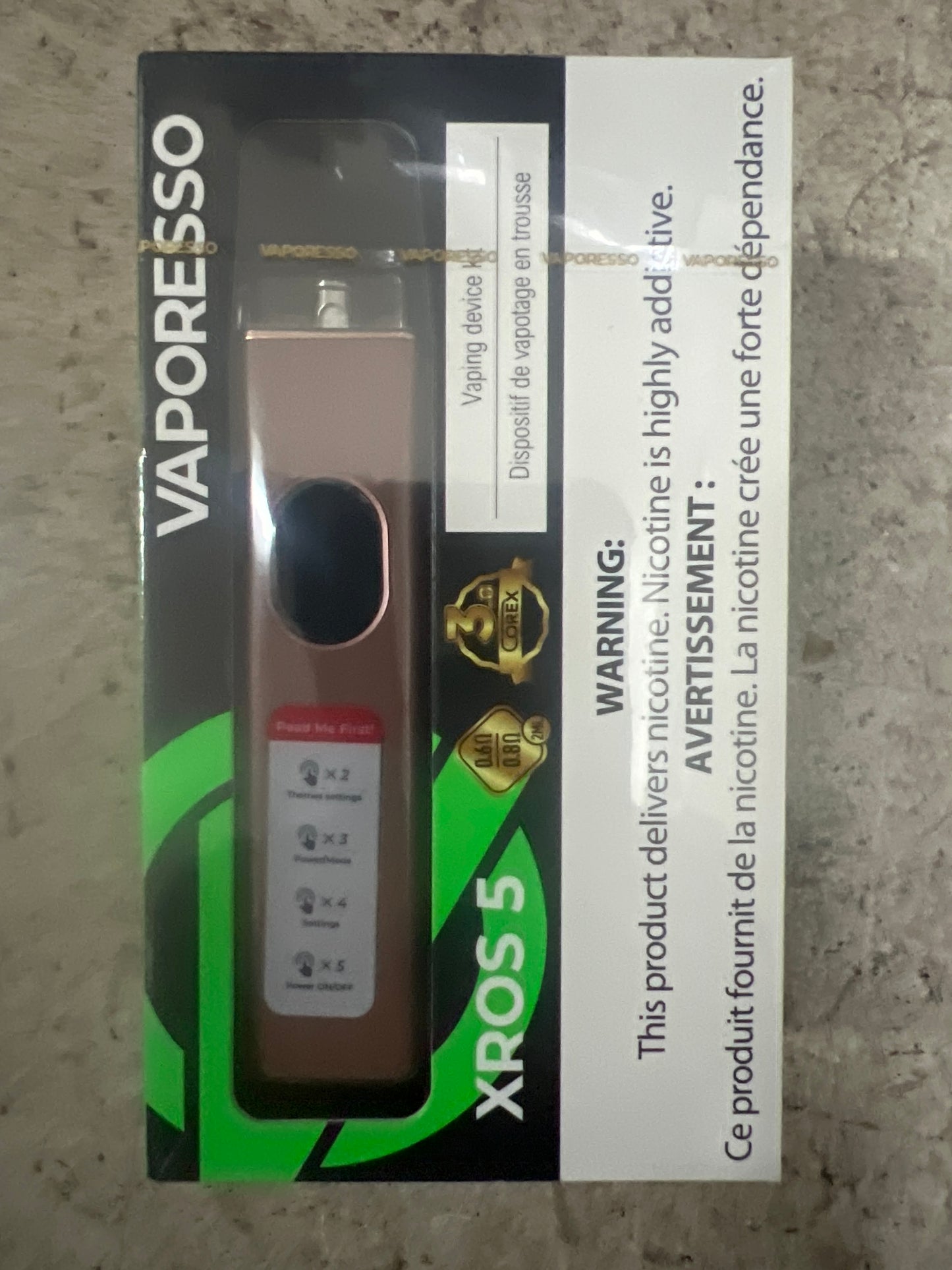Vaporesso Xros 5 Open Pod Kit Brown Leather