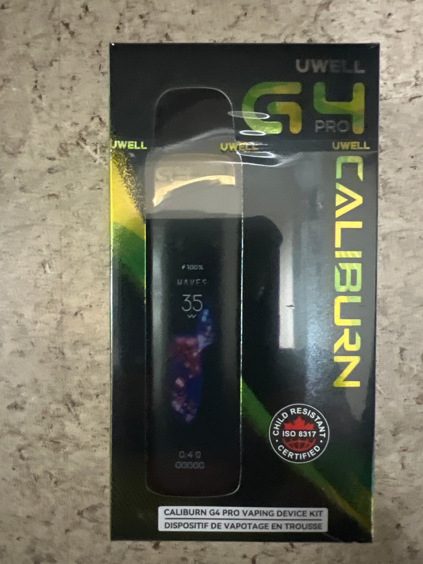 Caliburn G4 Pro Device Kit Desert Gold