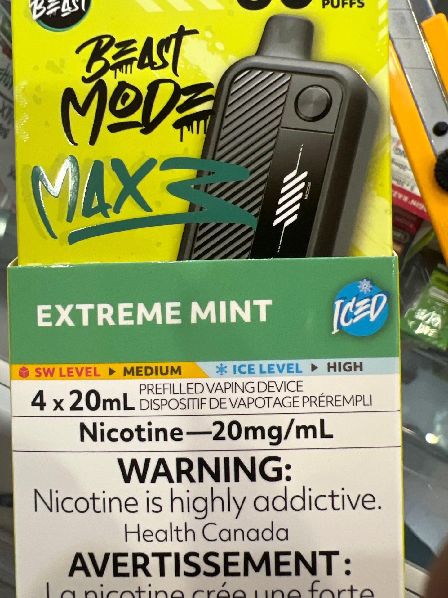 Flavour Beast Disposable Mode Max 3 60K Extreme Mint Iced ONT