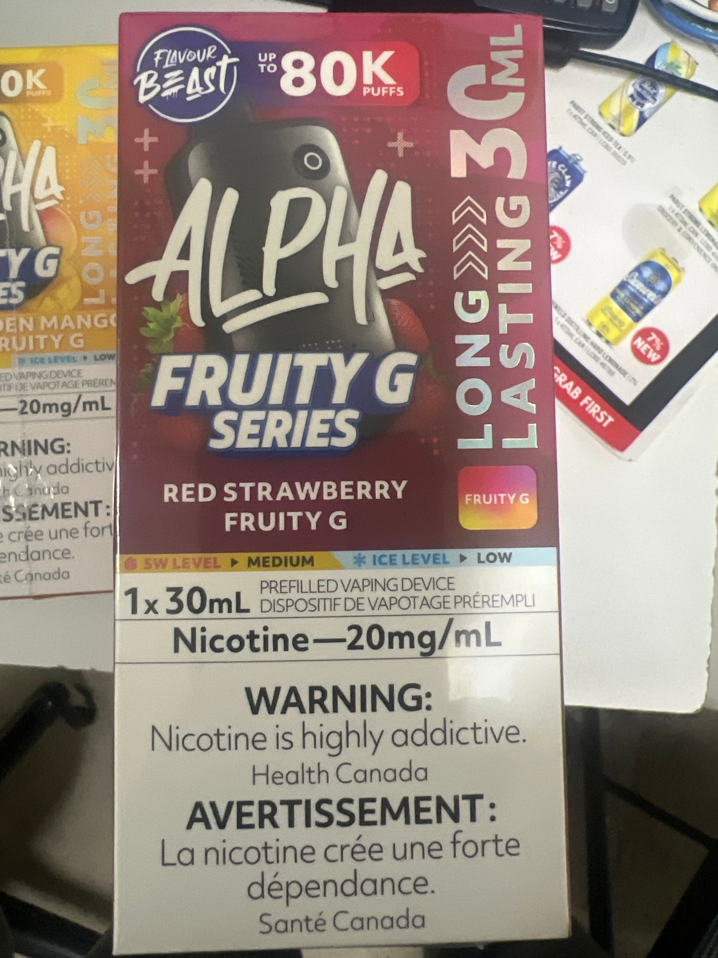 Flavour Beast Disposable Alpha 80K Fruity G Red Strawberry