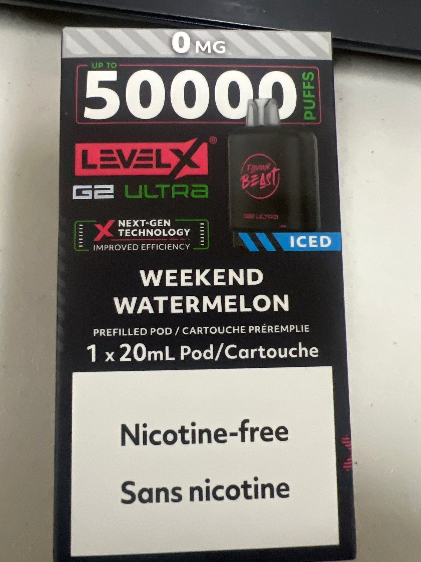 Flavour Beast G2 Ultra Level X PODS Weekend Watermelon Iced