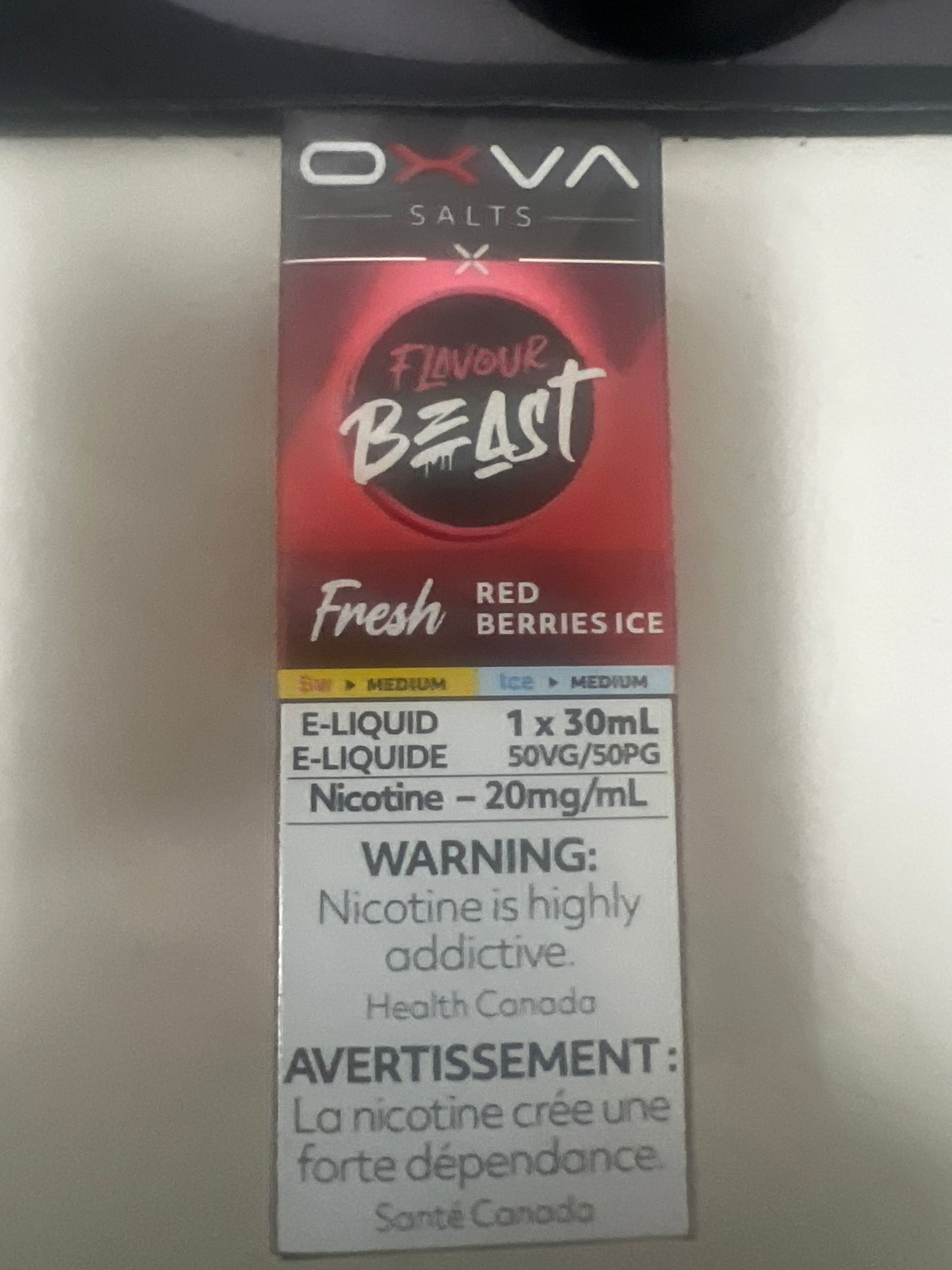 Flavour Beast Salts OXVA Red Berries Ice