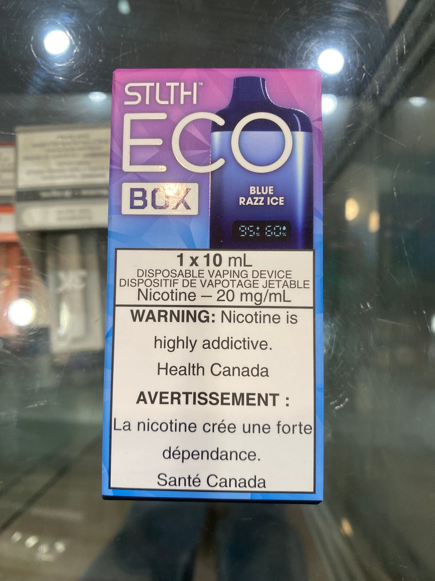 STLTH Disposable ECO BOX Blue Ruzz Ice ONT