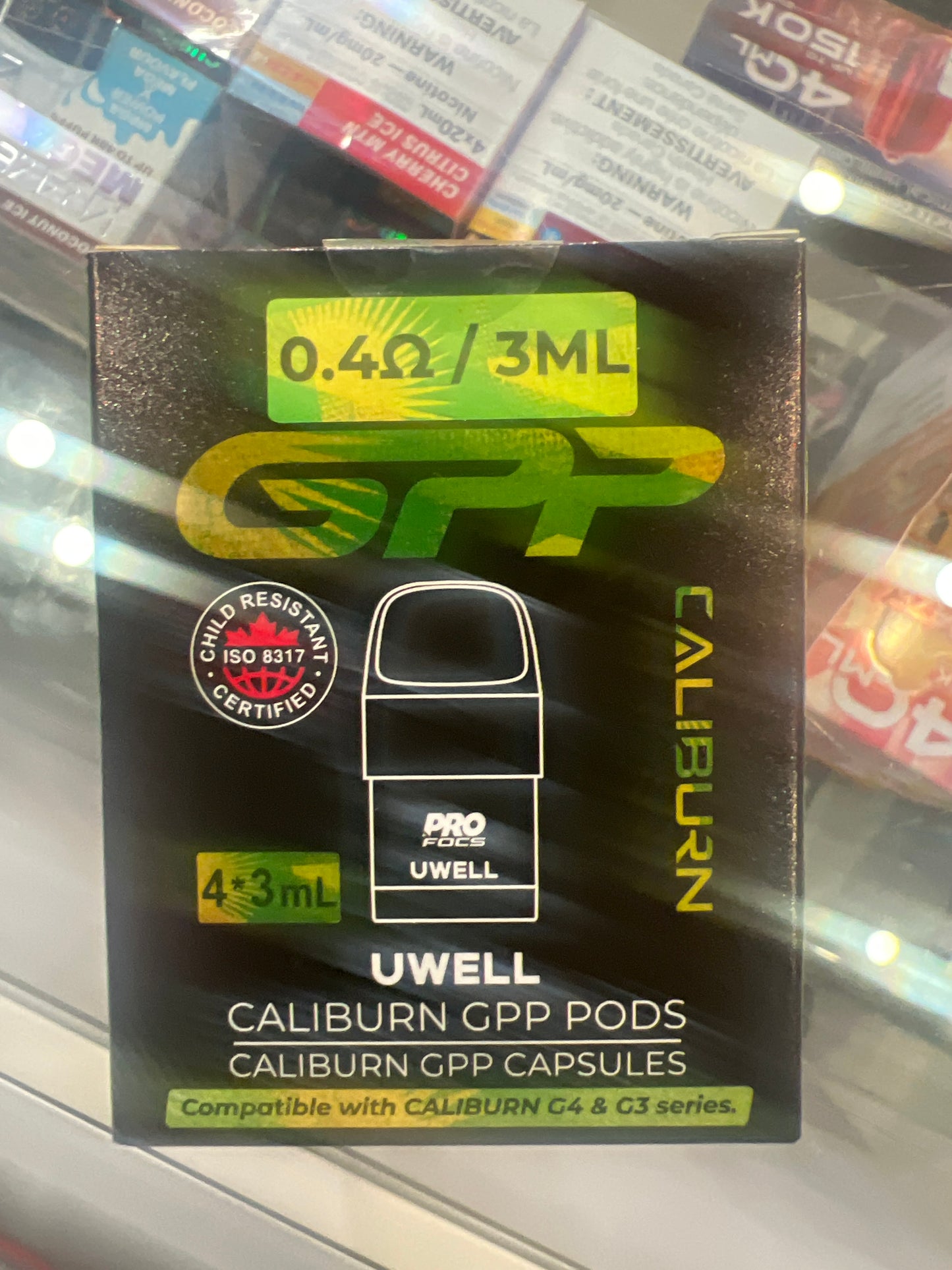 Caliburn GPP Pods 0.4ohm 4 Packs 3ml