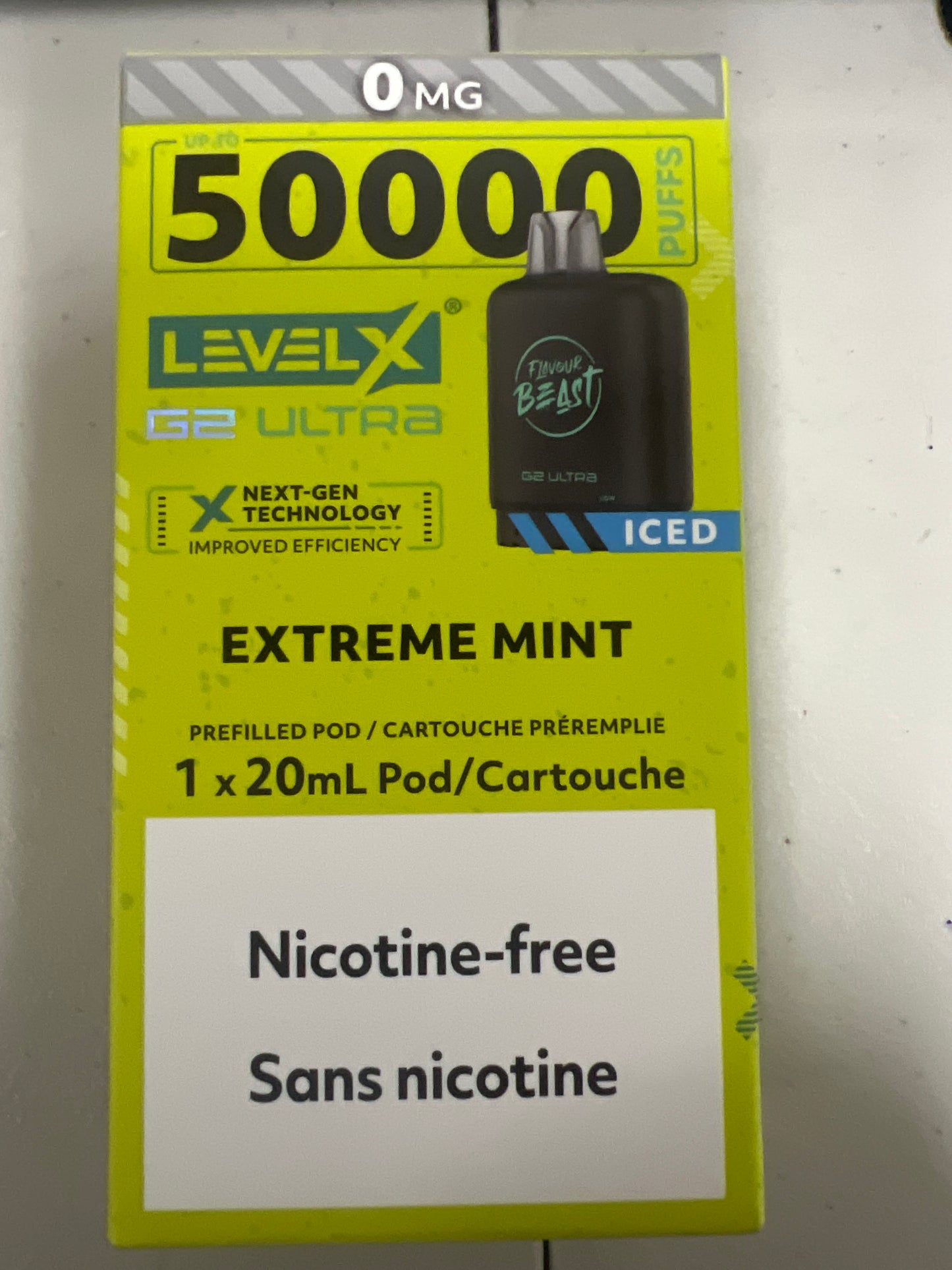 Flavour Beast G2 Ultra Level X PODS Extreme Mint Iced
