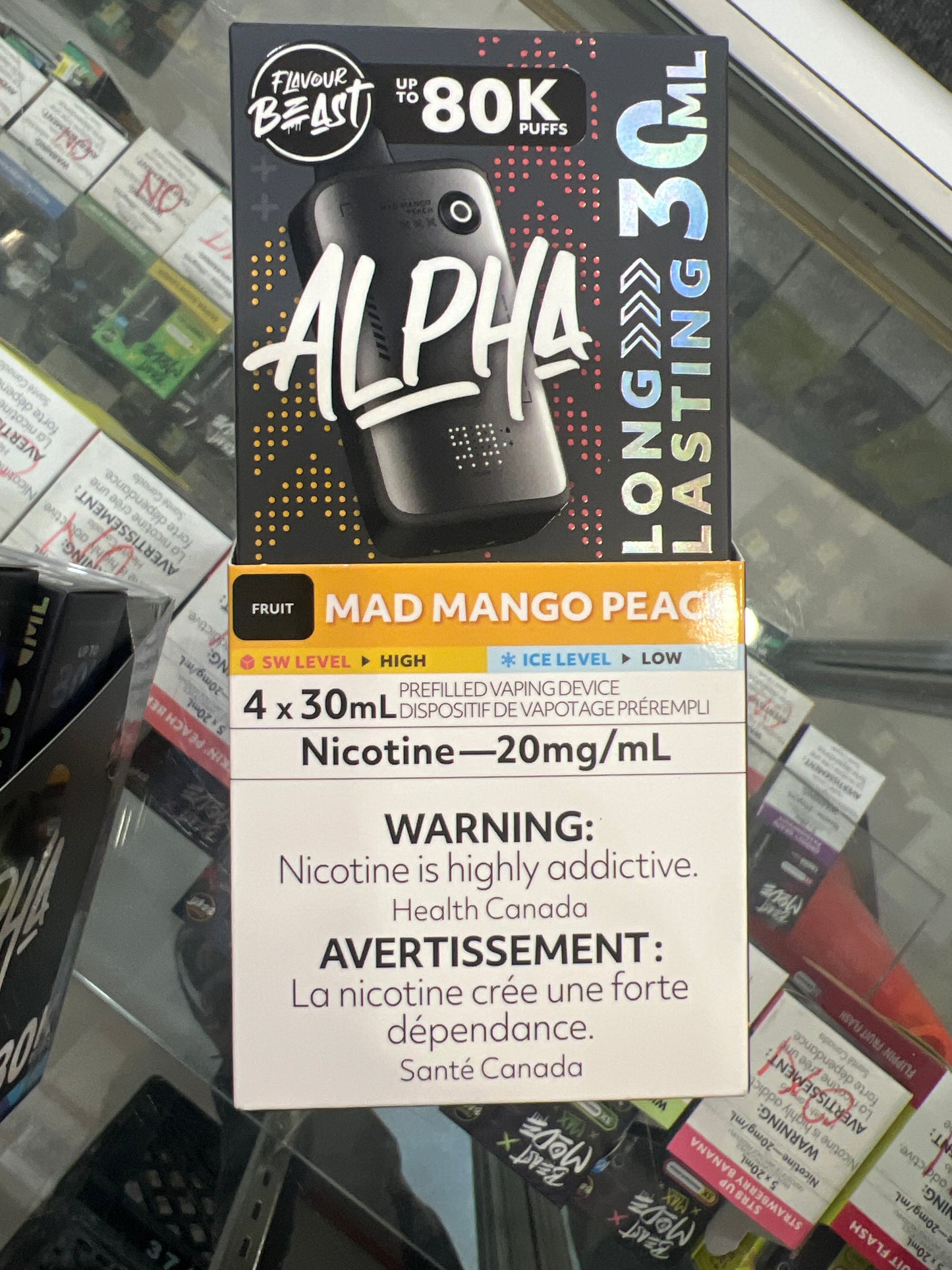 Flavour Beast Disposable Alpha 80K Mad Mango Peach