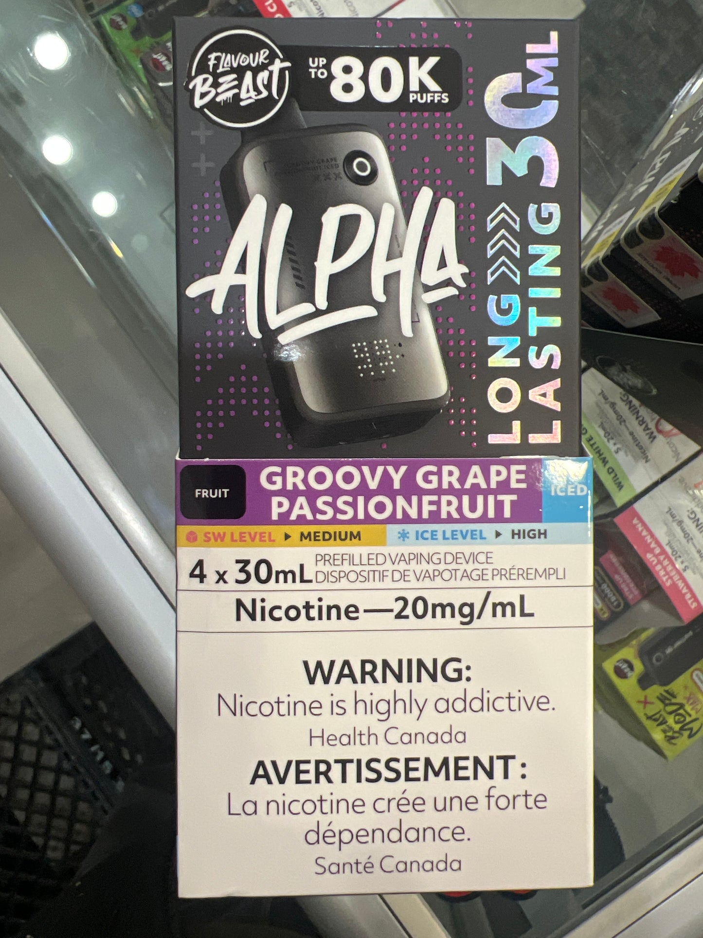 Flavour Beast Disposable Alpha 80K Groovy Grape Iced