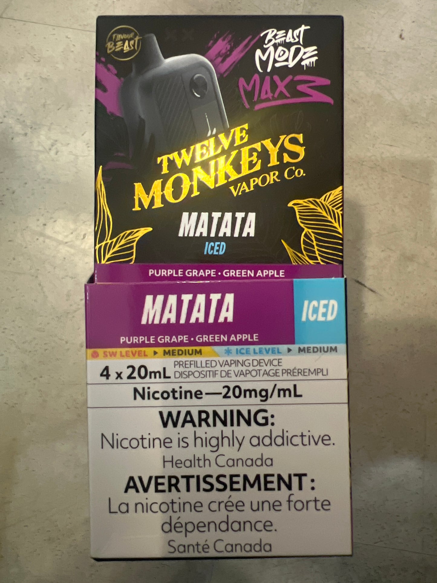 Flavour Beast Disposable Mode Max 3 60K Matata Iced