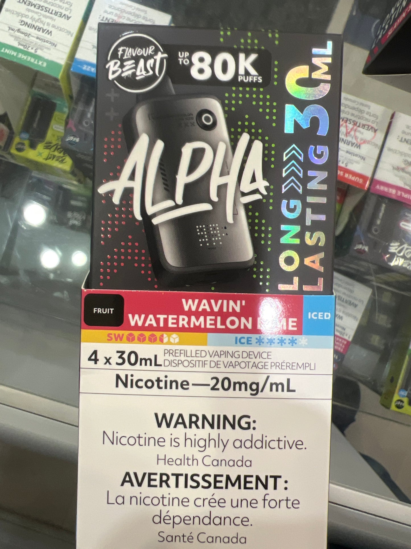 Flavour Beast Disposable Alpha 80K Wavin’ Watermelon Lime Iced