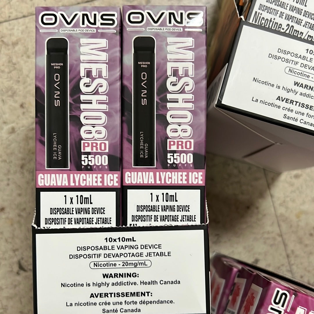 OVNS MESH08 Pro Rechargeable Disposable Device - 5500 puffs