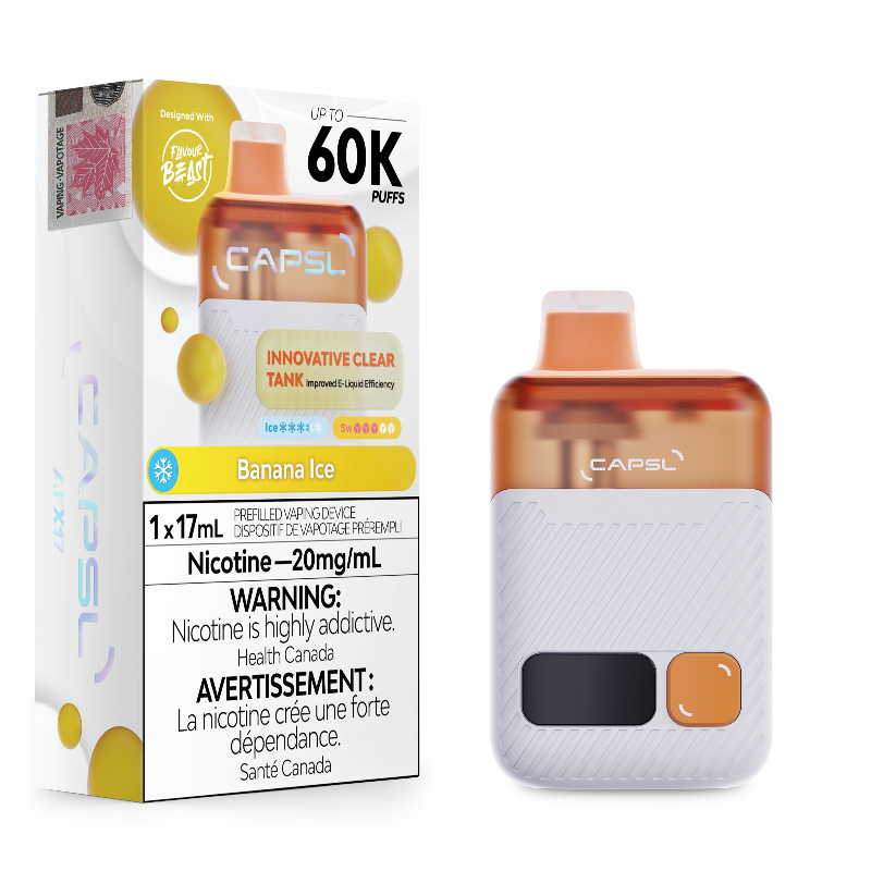 CAPSL X Flavour Beast Disposable 60K Banana Ice