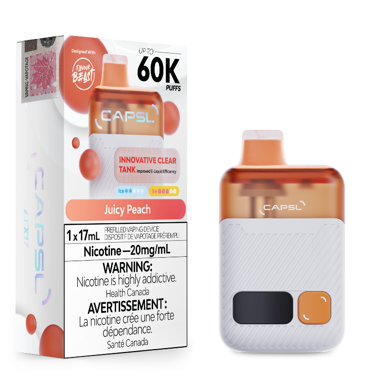 CAPSL X Flavour Beast Disposable 60K Juicy Peach