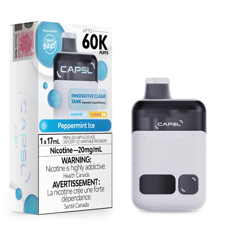 CAPSL X Flavour Beast Disposable 60K Peppermint Ice