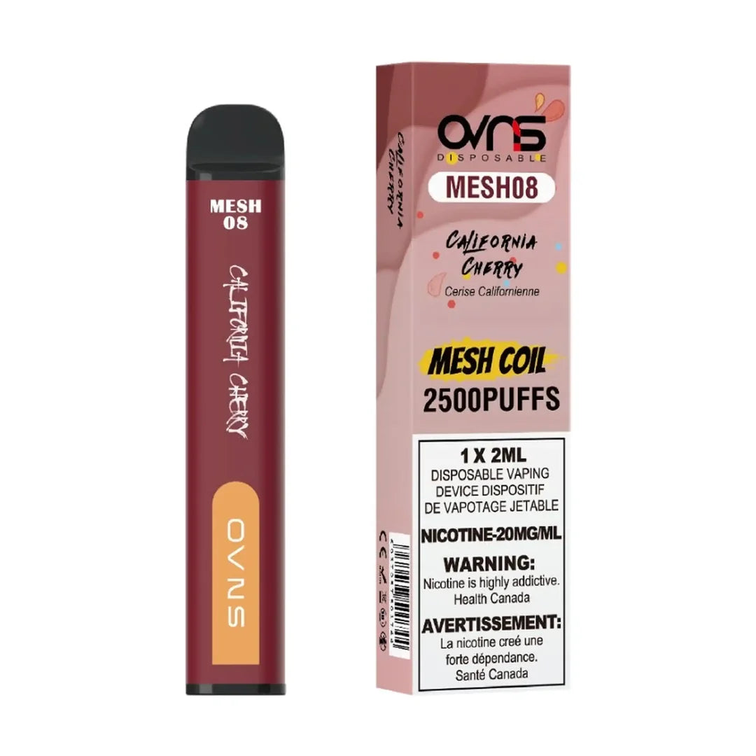 OVNS MESH08 2500 Disposable California Cherry