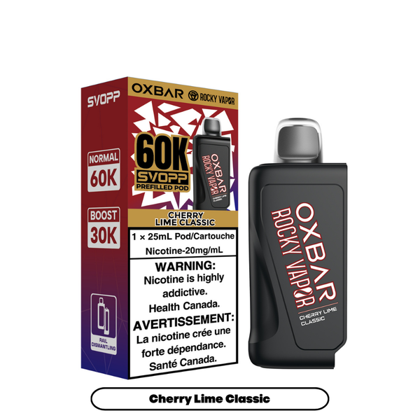 OXBAR SVOPP 60K Pods Cherry Lime Classic ONT