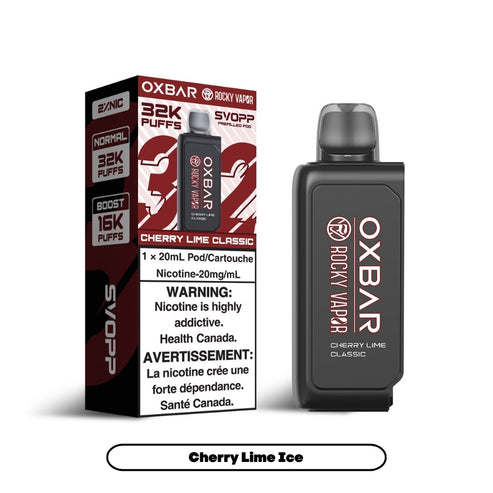 OXBAR SVOPP 32K Pods Cherry Lime Classic ONT