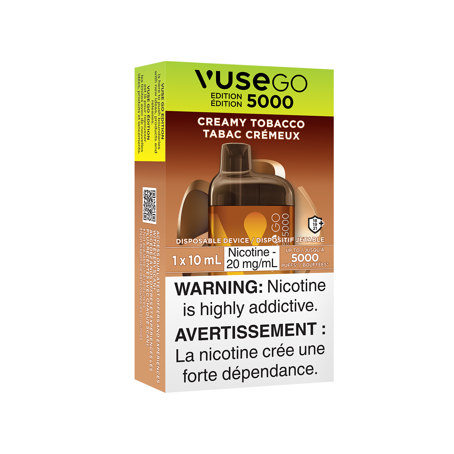 Vuse GO Edition 5000 Creamy Tobacco ONT Vape Collective Vuse GO Edition 5000 Creamy Tobacco ONT Vape Collective