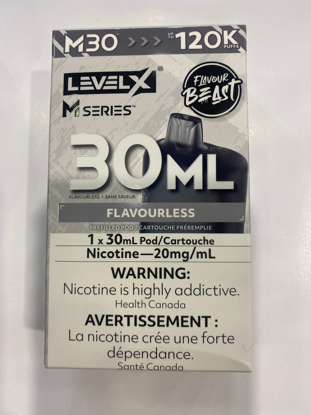 Level X Flavour Beast M Series Pod 30ml Flavourless