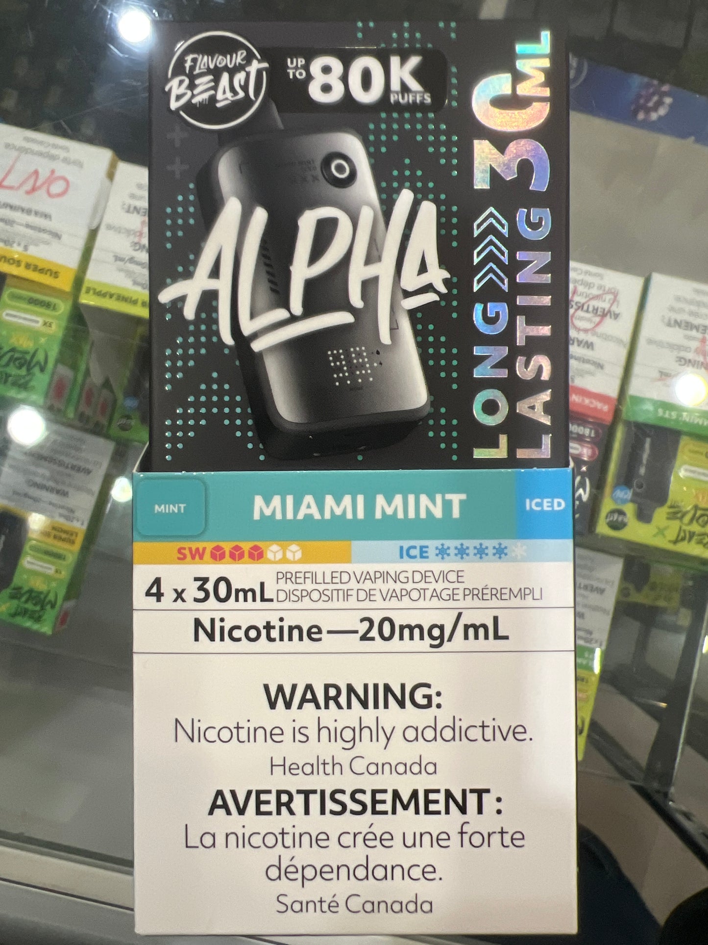 Flavour Beast Disposable Alpha 80K Miami Mint Iced