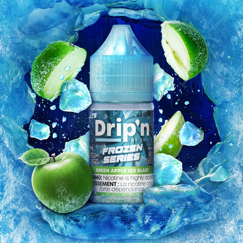 Drip’n Frozen Salts Green Apple Ice Blast ONT