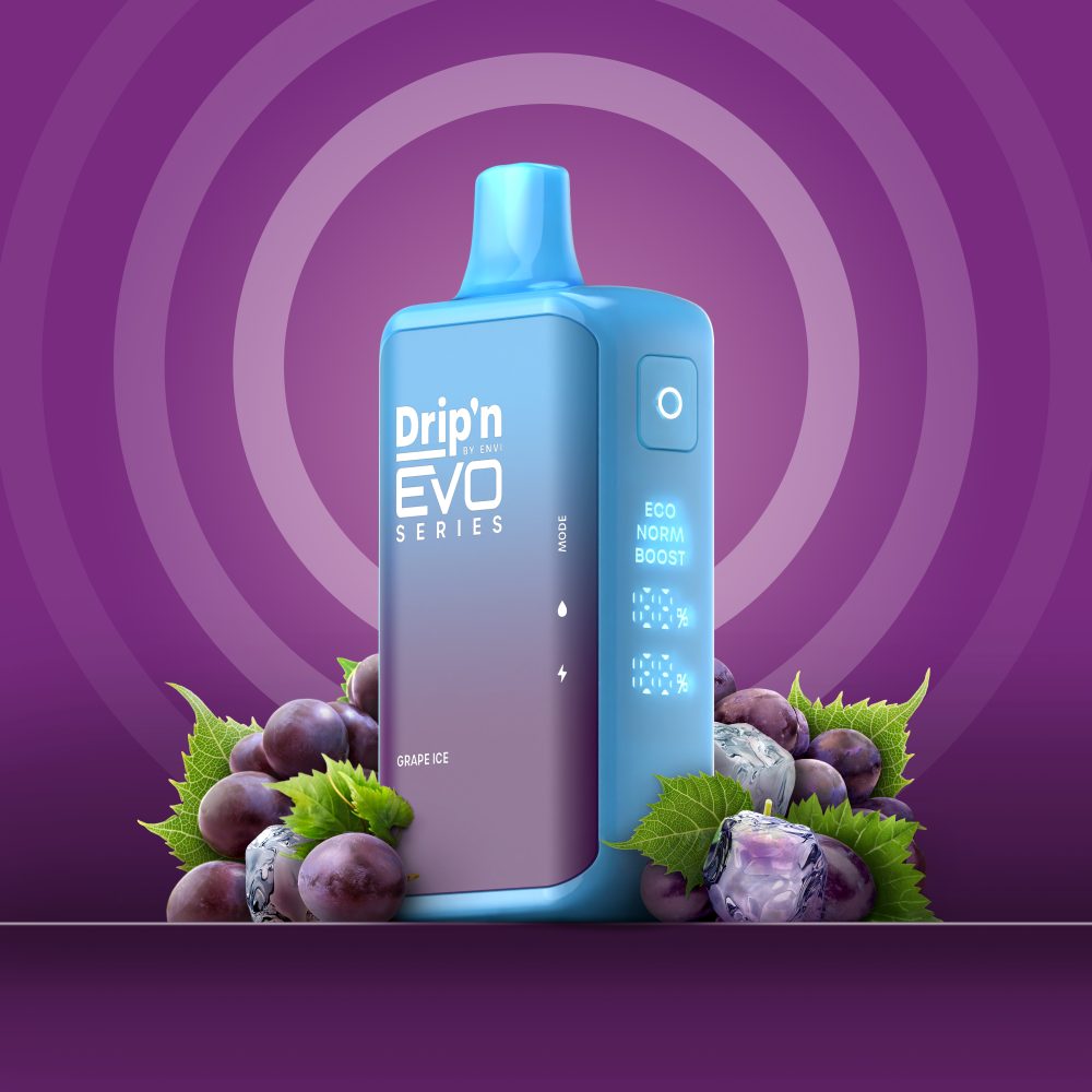 Drip’n By Envi Disposable EVO28K Grape Ice ONT