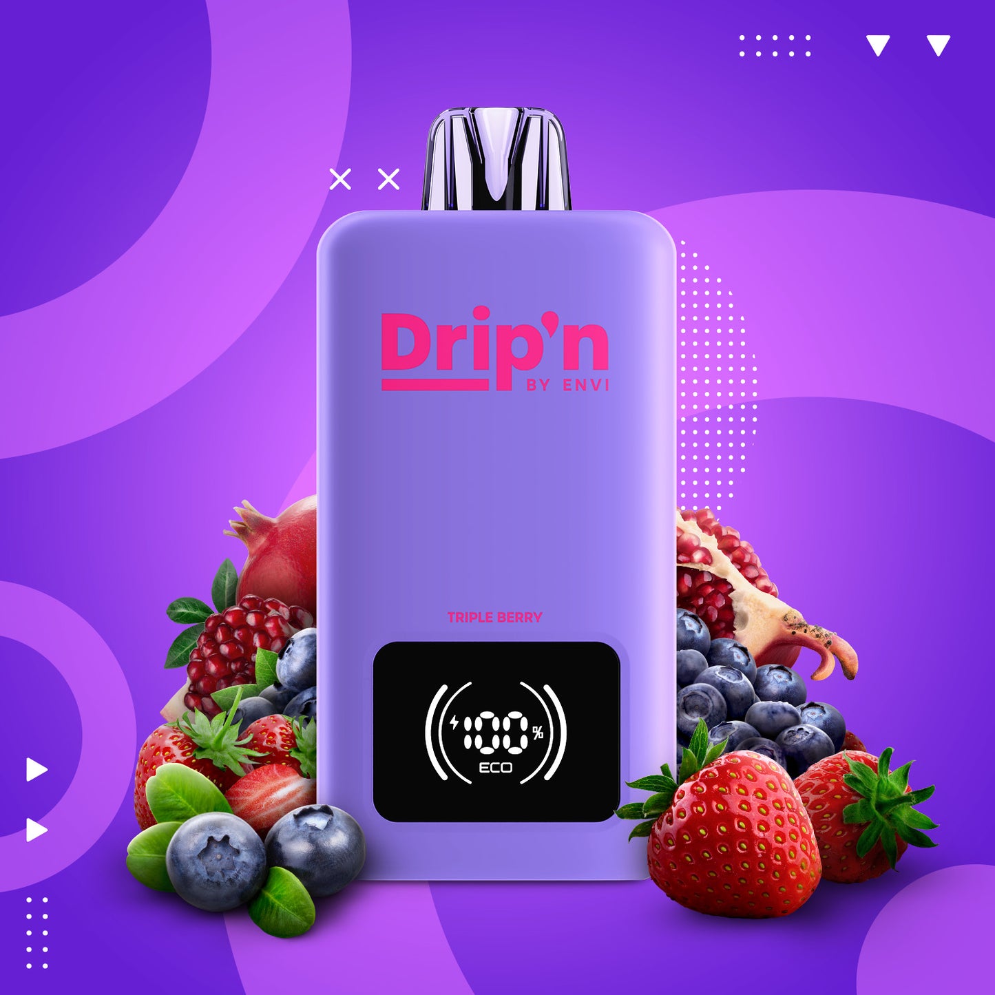Drip’n By Envi Disposable 70K Triple Berry ONT