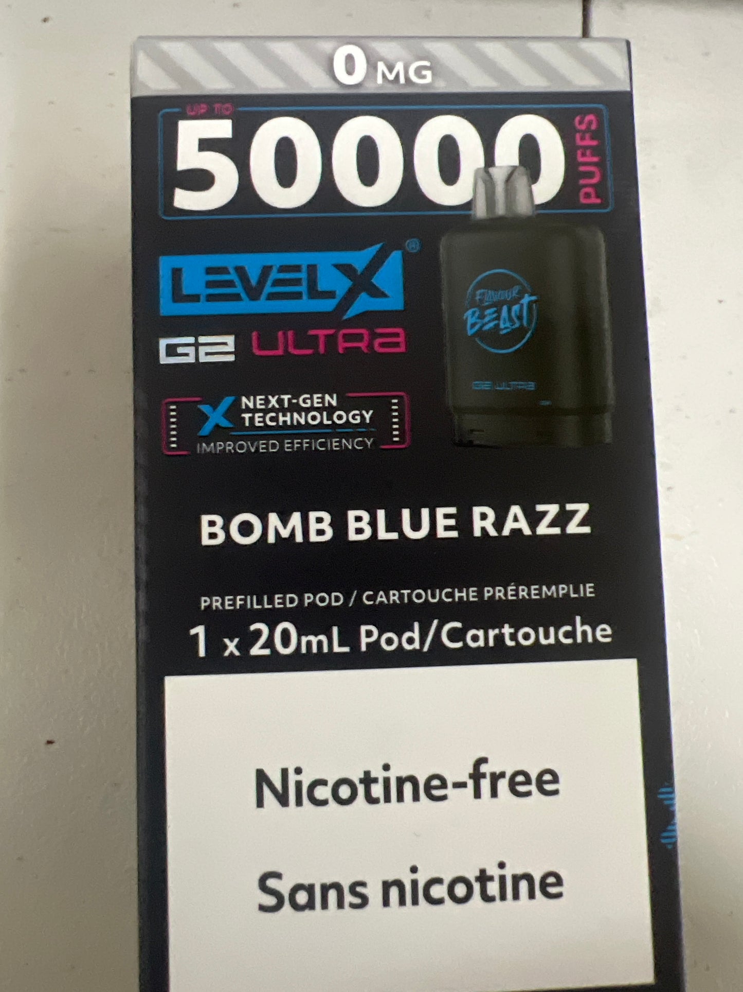 Flavour Beast G2 Ultra Level X PODS Bomb Blue Razz