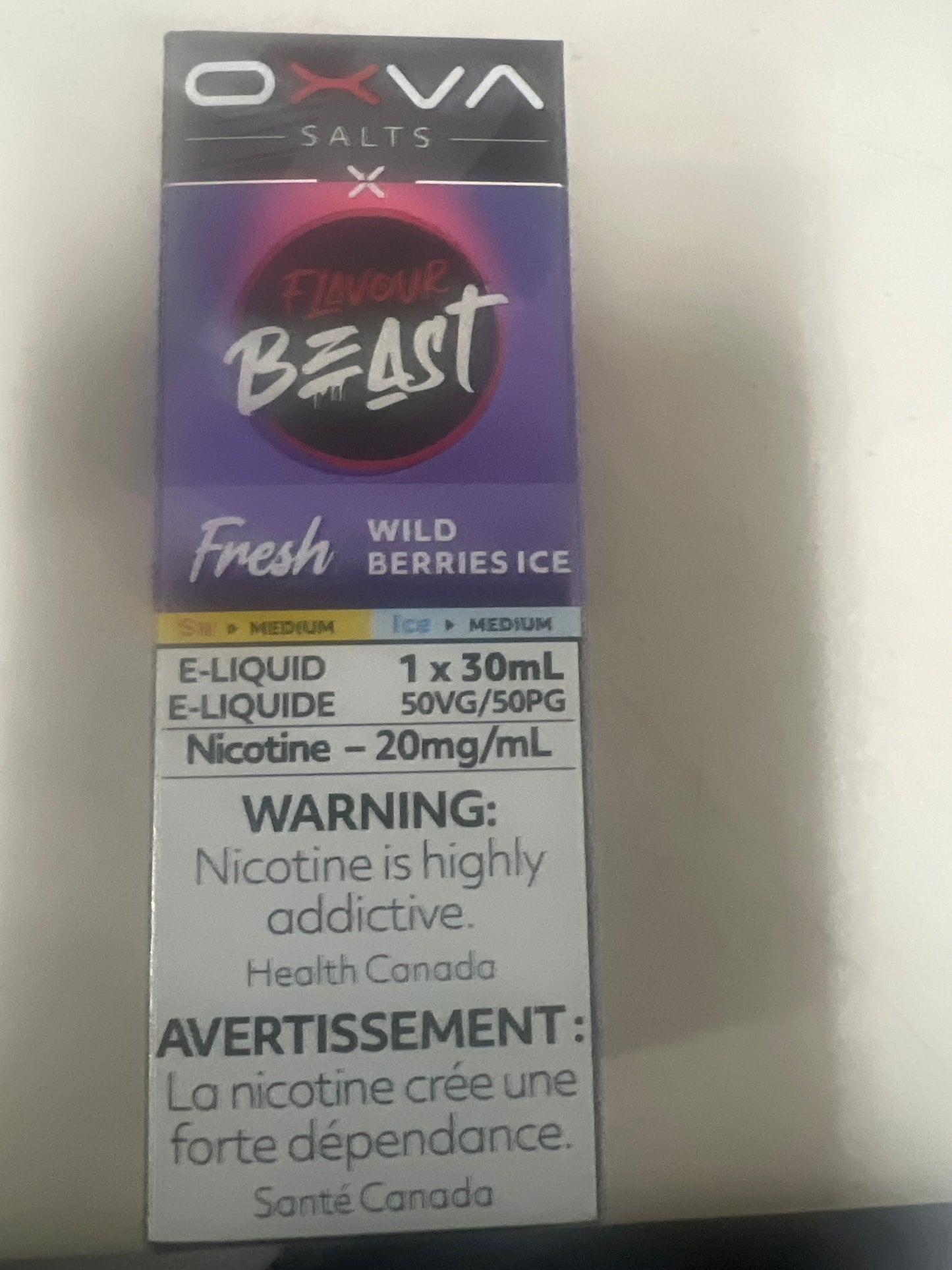 Flavour Beast Salts OXVA Wild Berries Ice