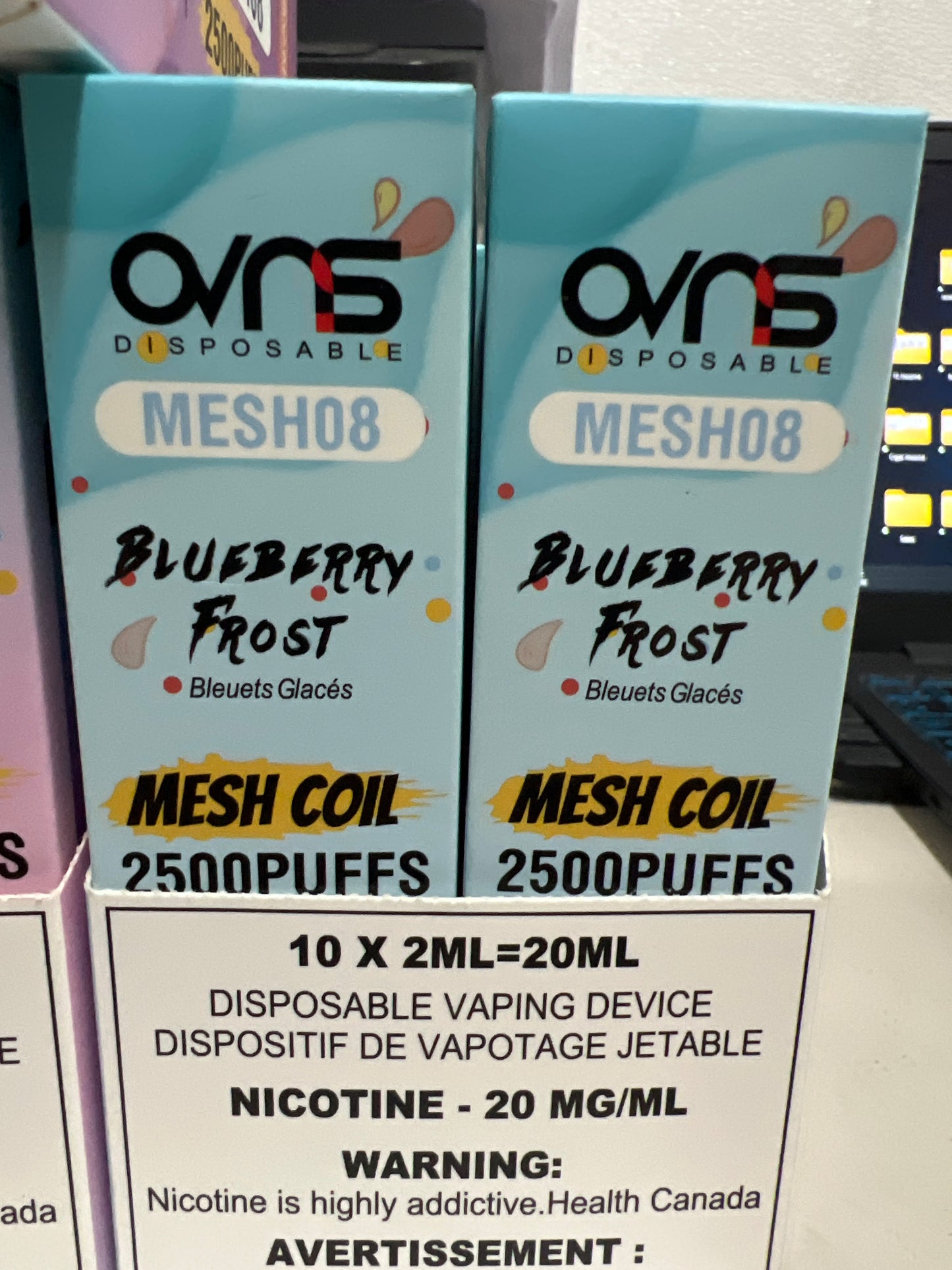OVNS MESH08 2500 Disposable Blueberry Frost