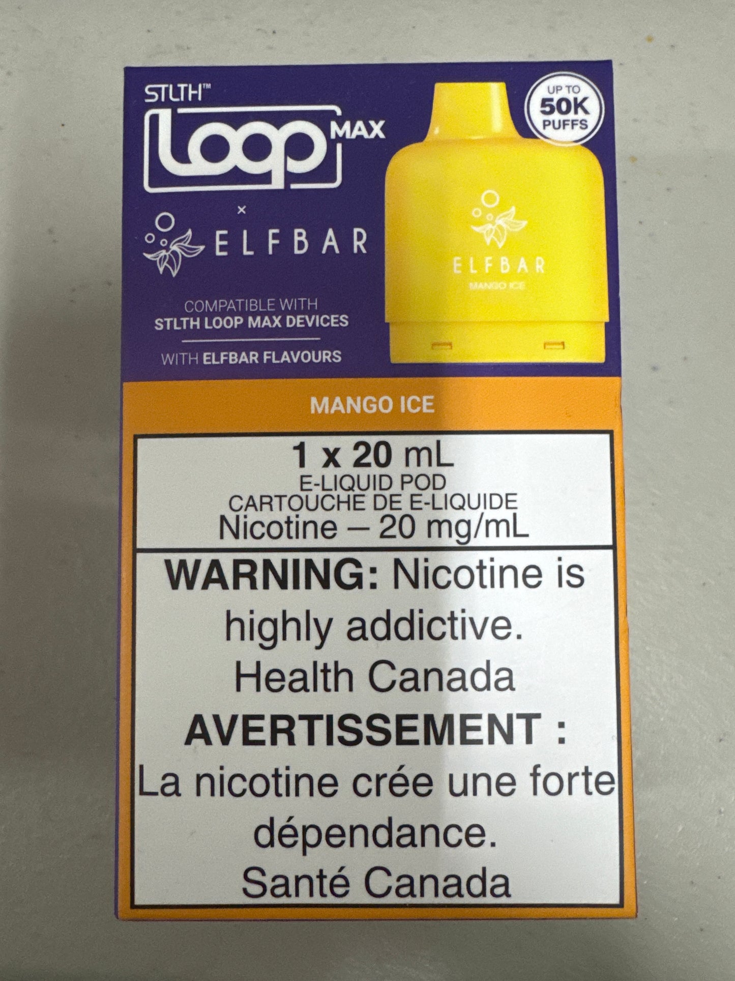 STLTH LOOP x ELFBAR 50K Pods Mango Ice