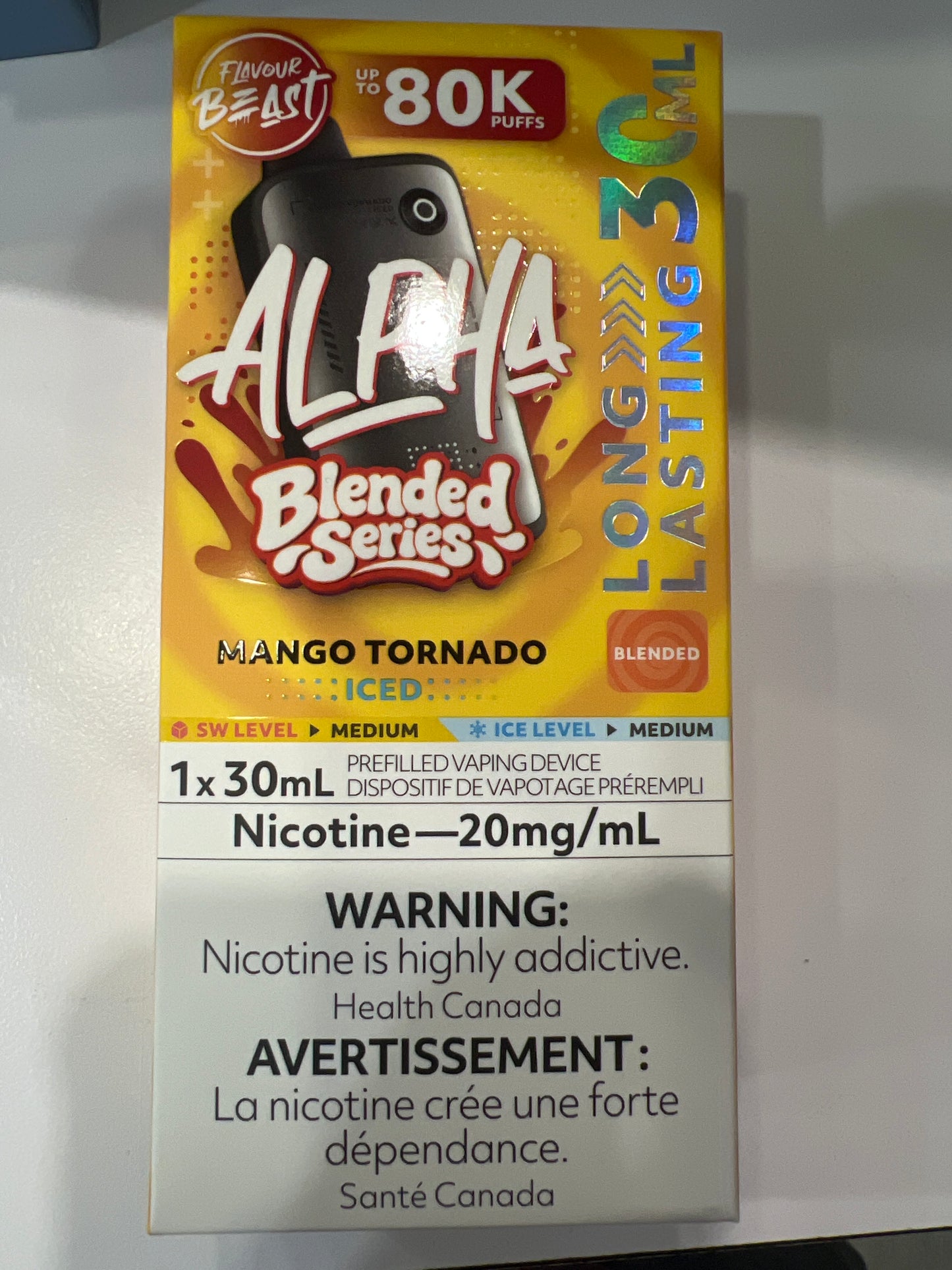 Flavour Beast Disposable Alpha 80K Blended Series Mango Tornado