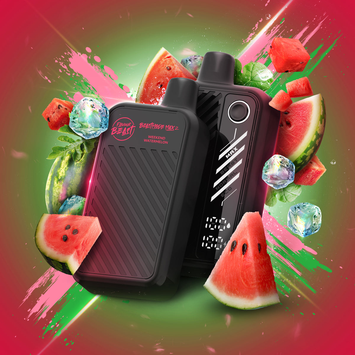 Flavour Beast Disposable Mode Max 2 50K Weekend Watermelon Iced ONT