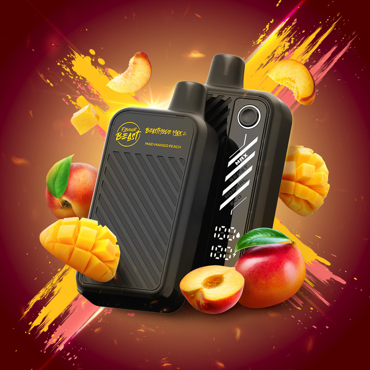 Flavour Beast Disposable Mode Max 2 50K Mad Mango Peach ONT