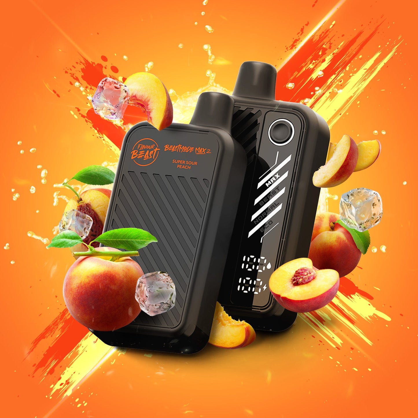 Flavour Beast Disposable Mode Max 2 50K Super Sour Peach Iced ONT