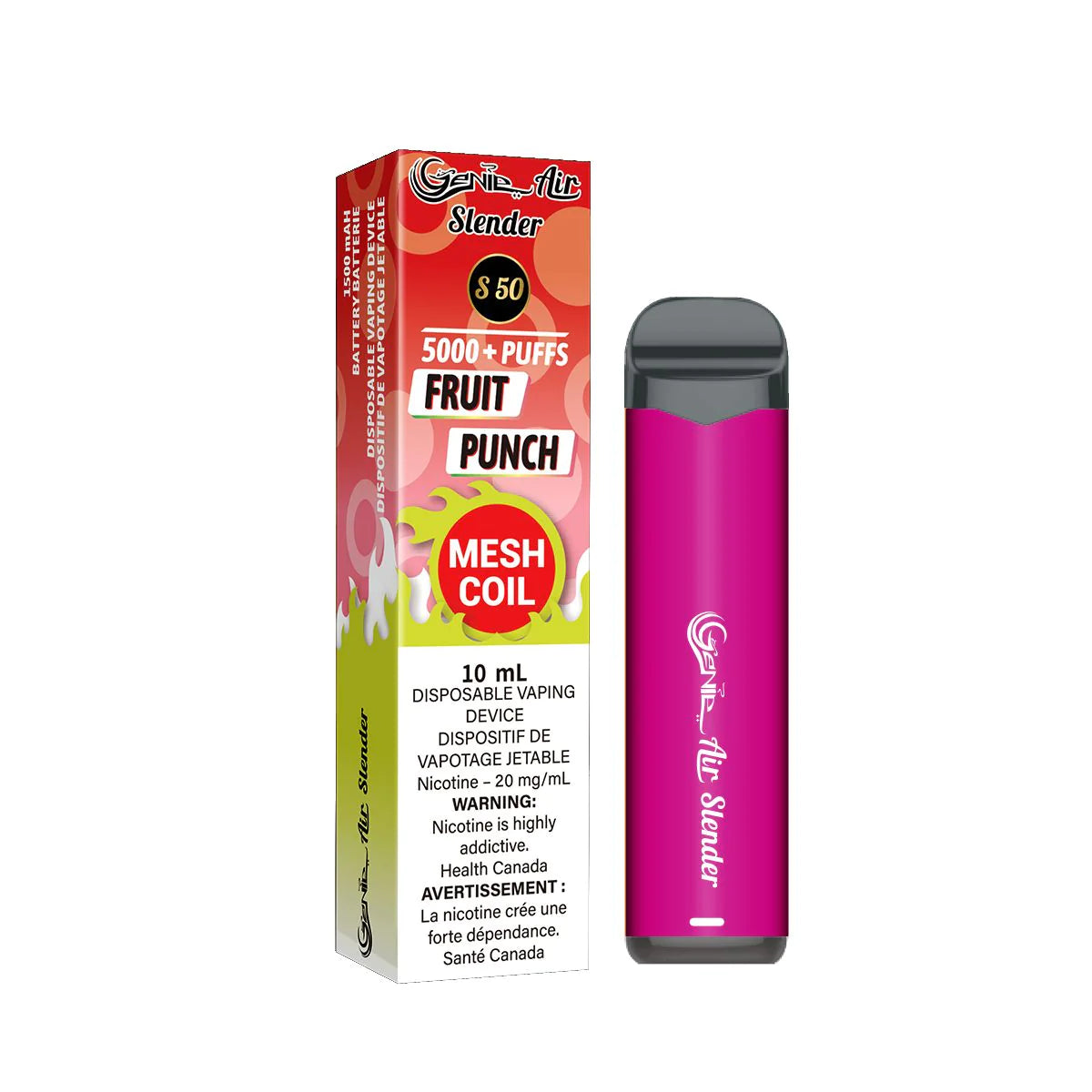 Genie Air Slender 5000 Disposable Pineapple Ice