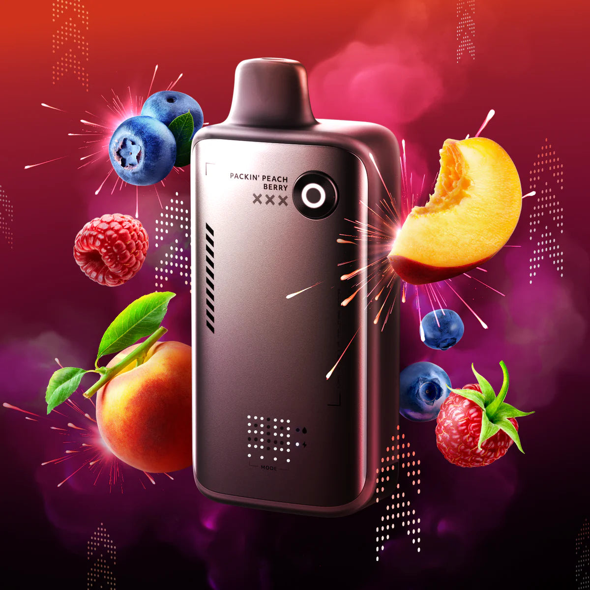 Flavour Beast Disposable Alpha 80K Packin’ Peach Berry Iced